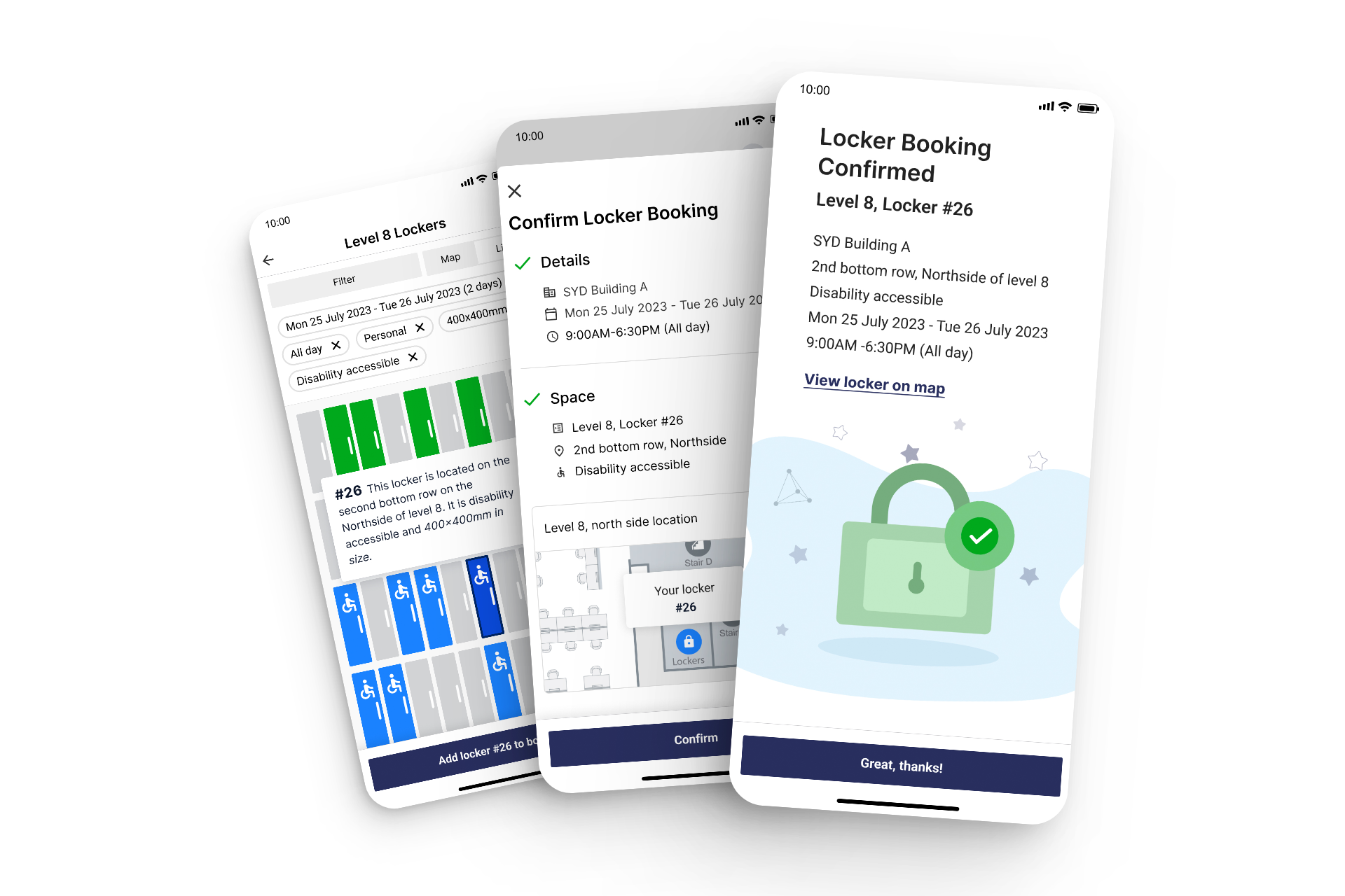 PlaceOS Locker Booking Interfaces
