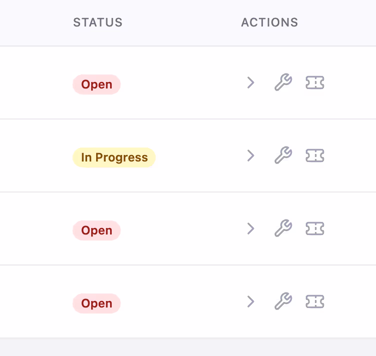 StageHand Alert Tracking Status